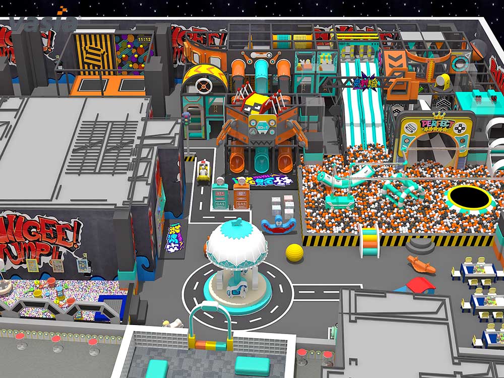 Indoor Amusement Park S035 Parc d'attractions intérieur S025