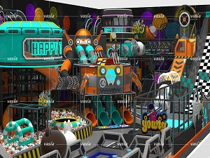 Terrain de sport couvert installé dans la ville d'Ezhou