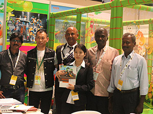 Exposition Dubaï 2015 sur un client indien