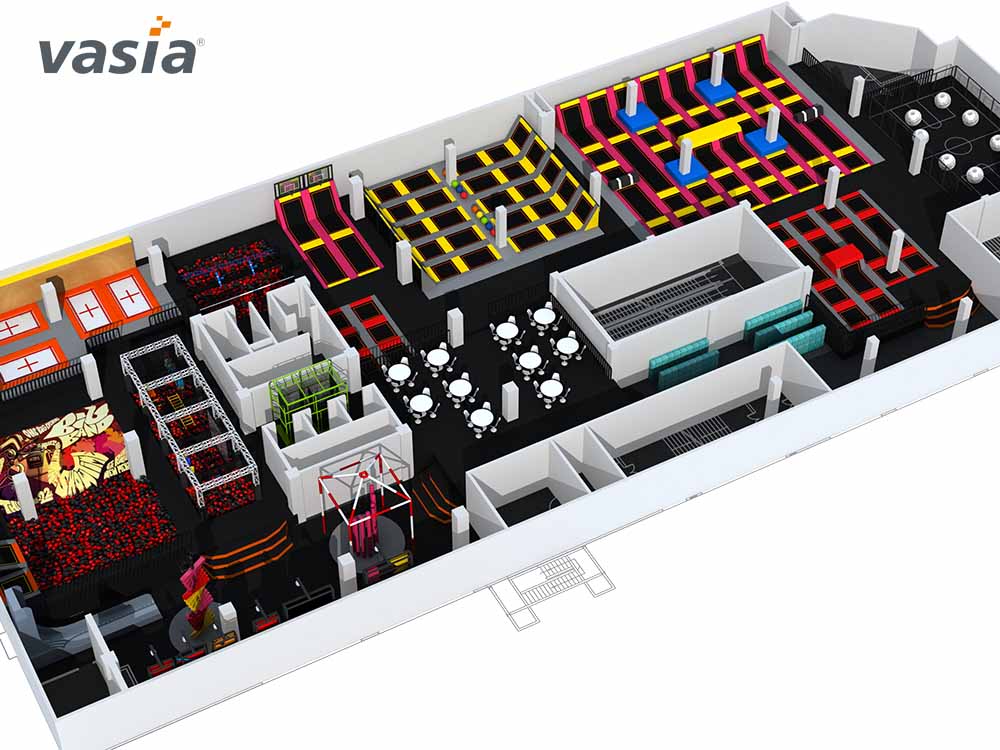 parc &agrave; trampolines C0003