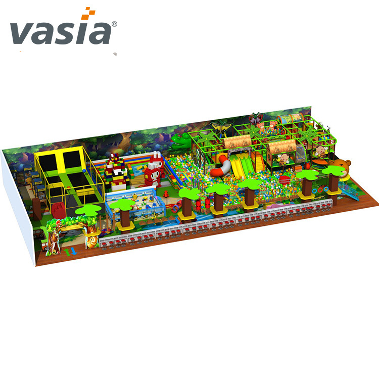 Aire de jeux intérieure Super Jungle de haute qualité-Vasia