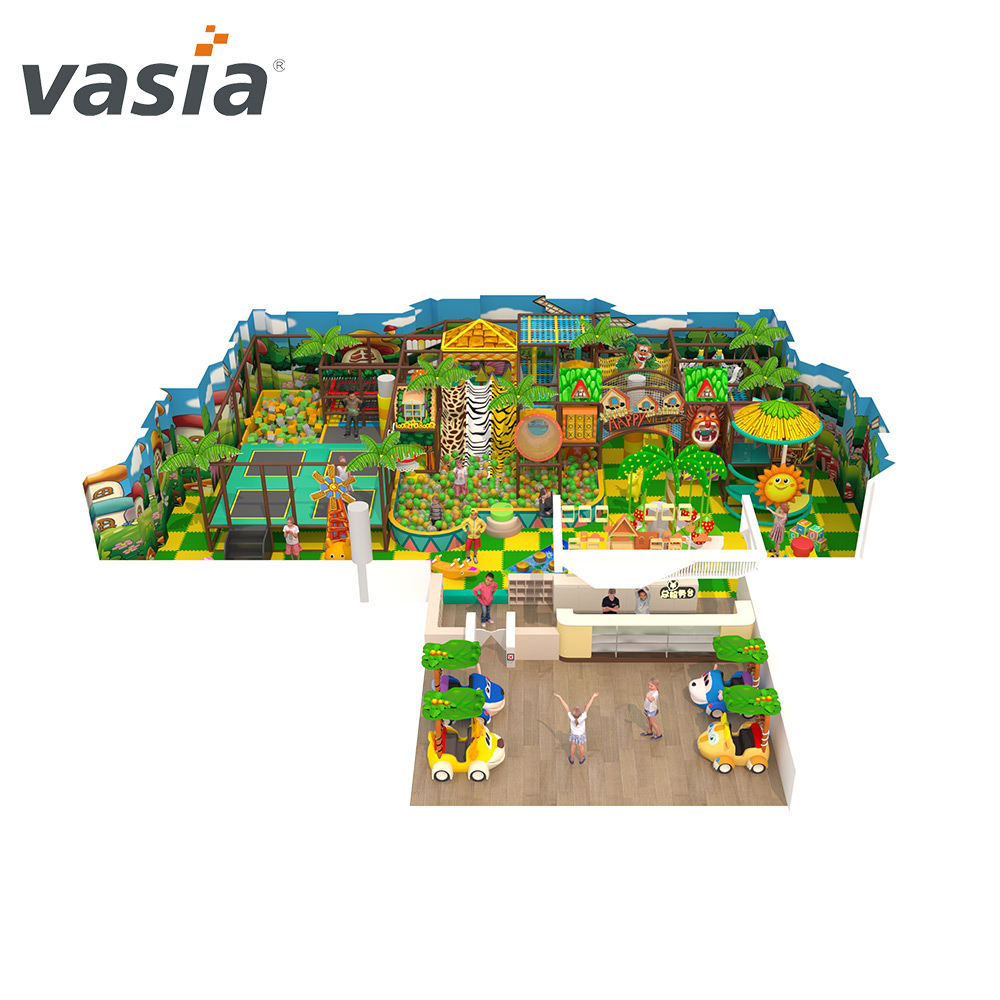 Petite aire de jeux intérieure Jungle Logiciel pour enfants Rides-Vasia