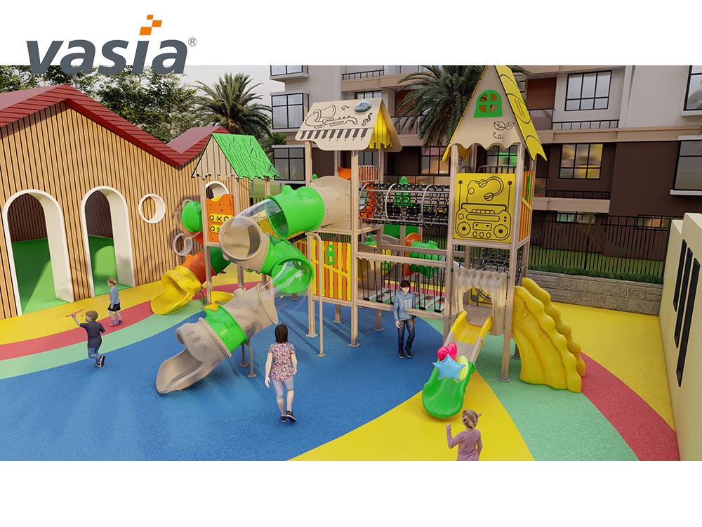 toboggan pour aire de jeux W0003