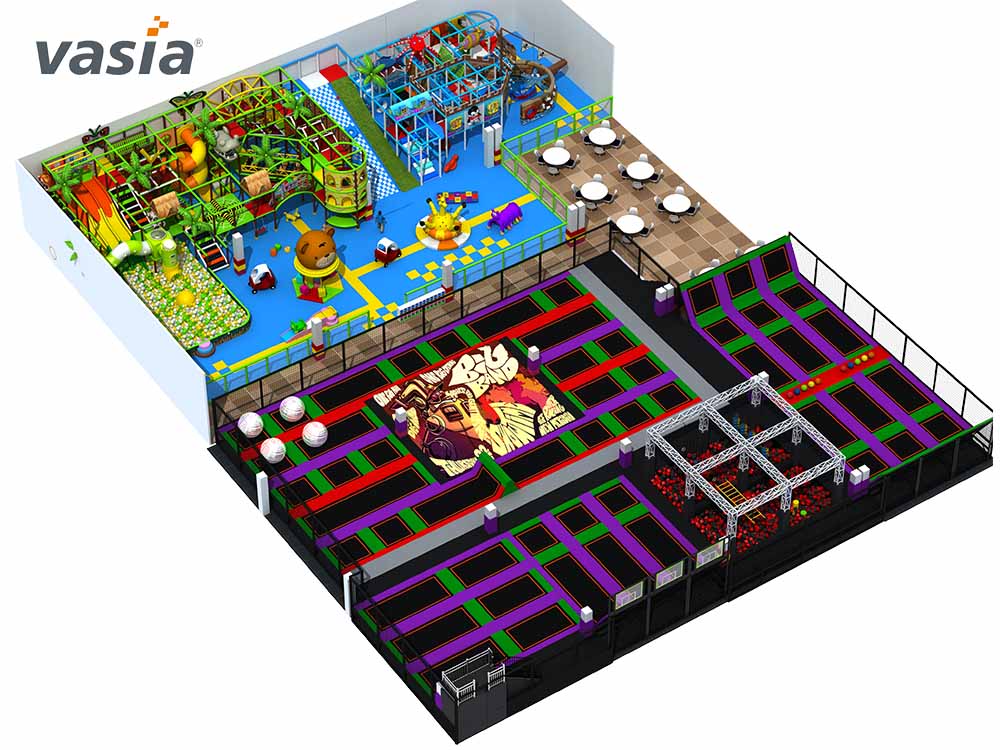 parc &agrave; trampolines W0022