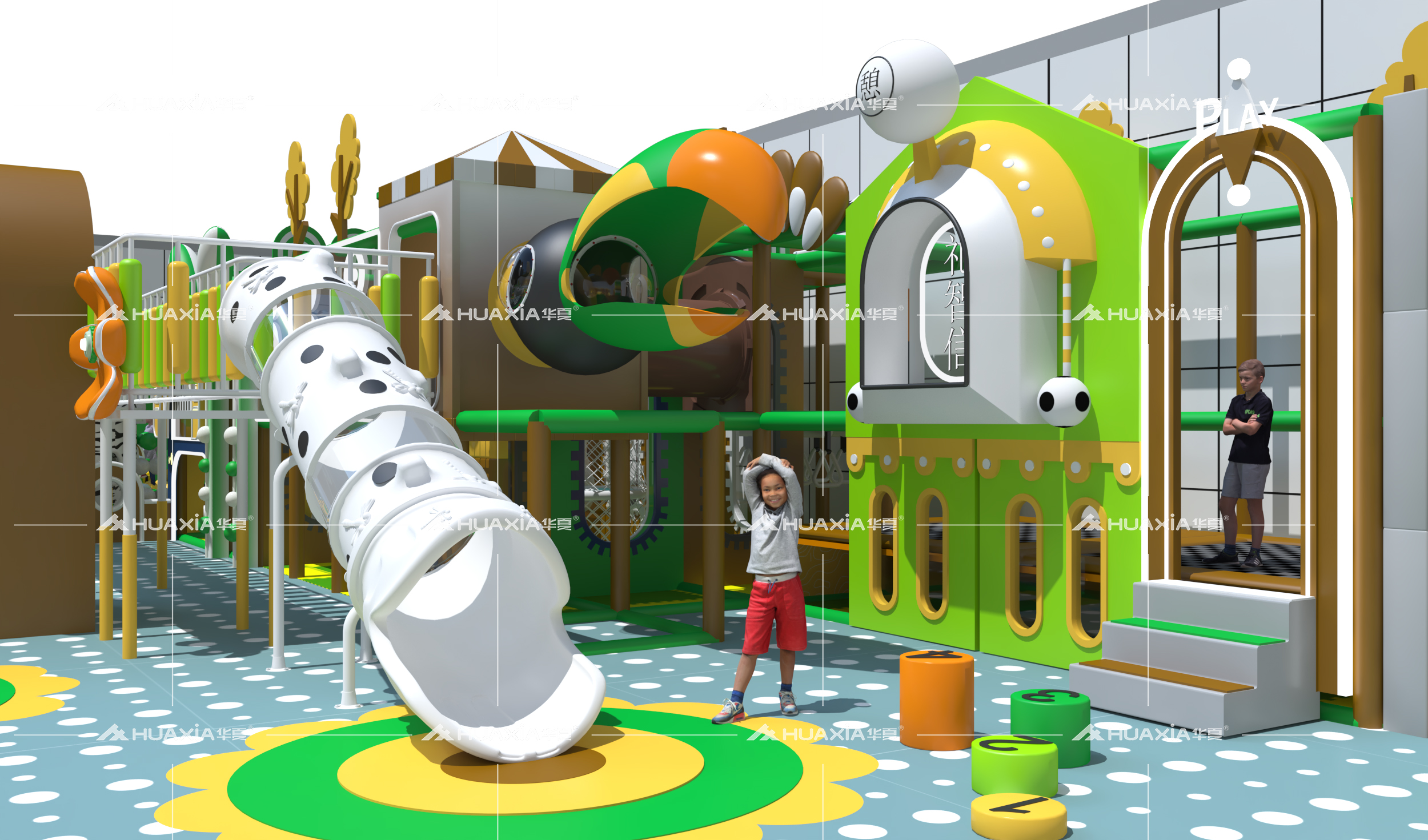 Aire de jeux couverte K02