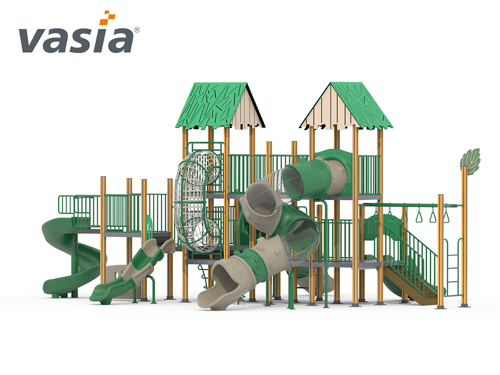 aire de jeux ext&eacute;rieure en plastique W0007