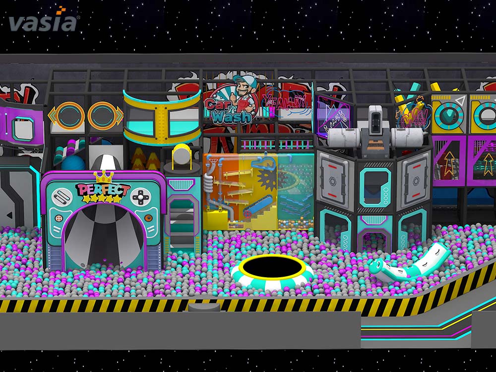 Parc d'attractions int&eacute;rieur s011