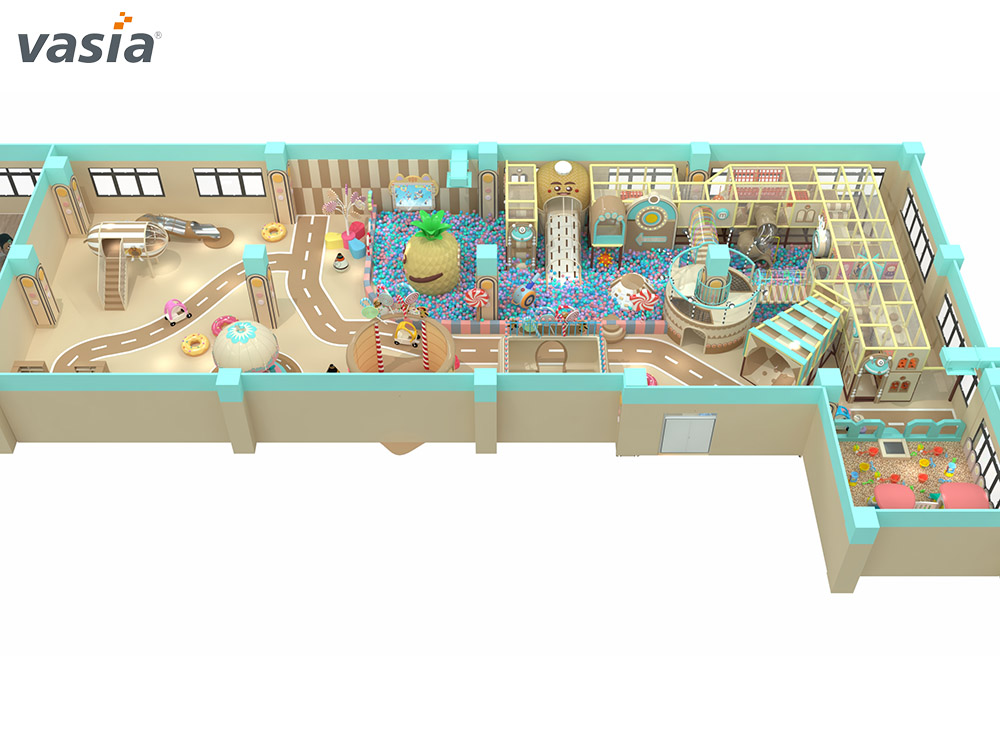 Aire de jeux int&eacute;rieure S0212