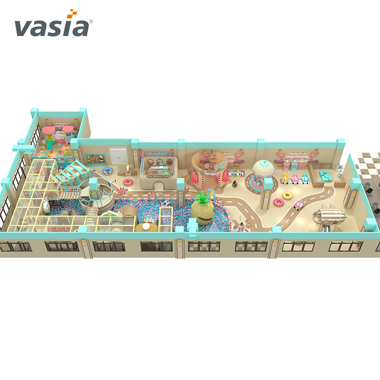 Plan de terrain de jeu intérieur avec liste de prix