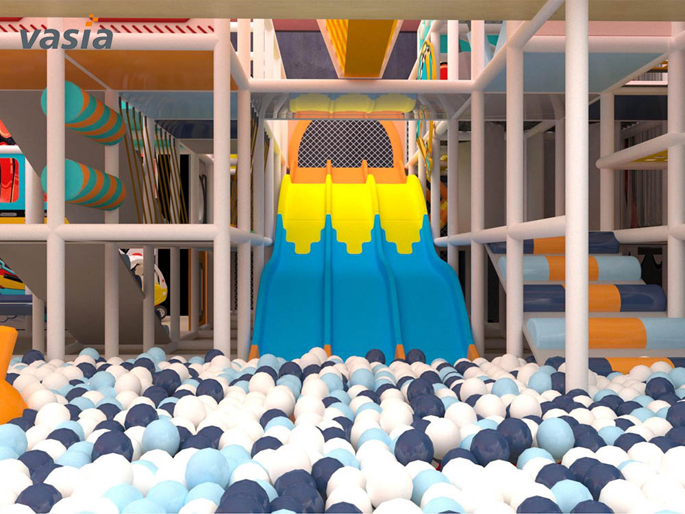 Aire de jeux int&eacute;rieure sur le th&egrave;me des bonbons a0001