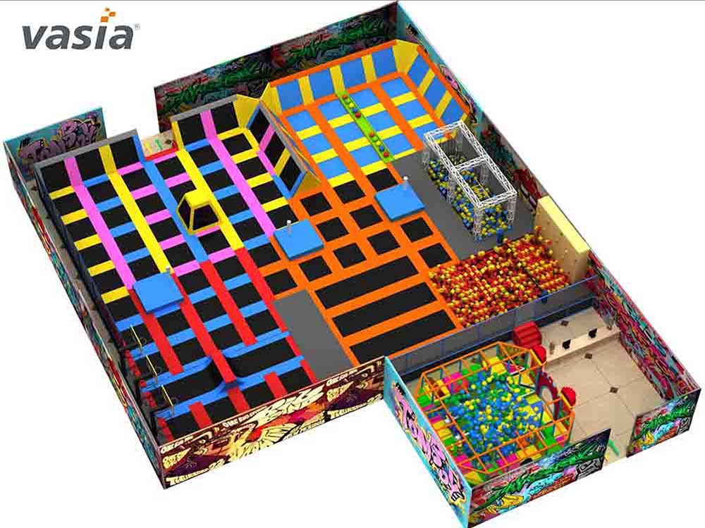 Parc &agrave; trampolines E0001