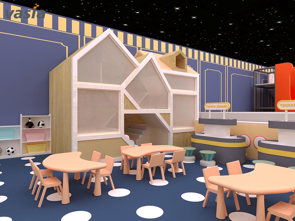 aire de jeux int&eacute;rieure S124