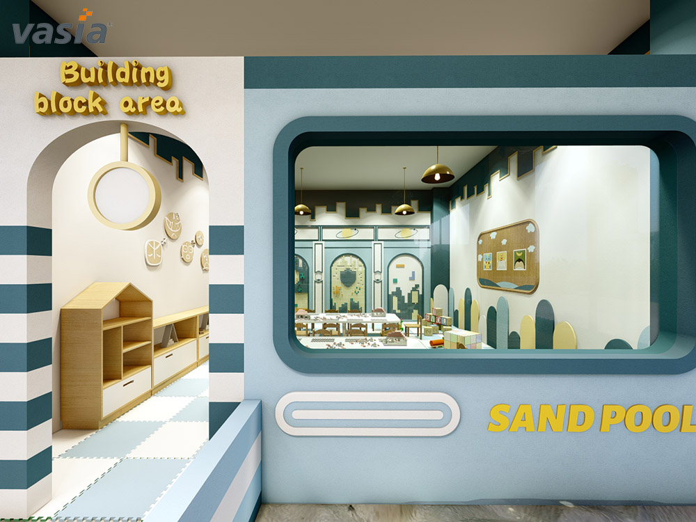 aire de jeux int&eacute;rieure S140