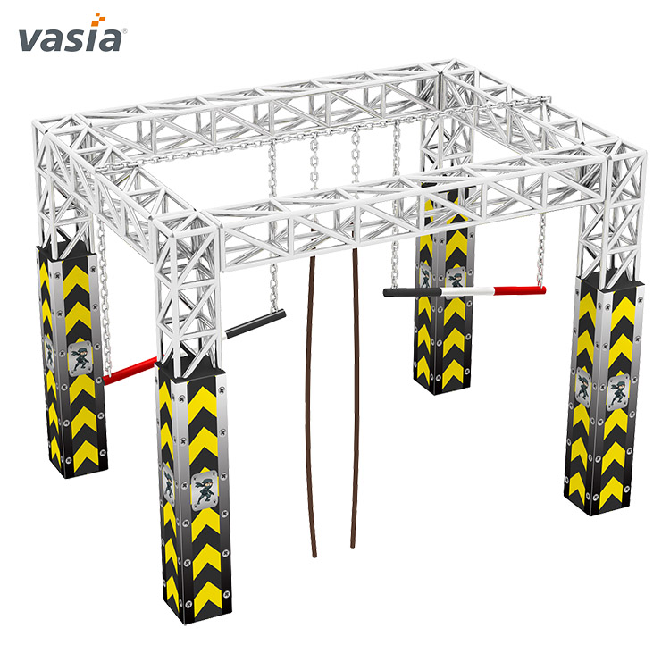 Terrain de jeu de parcours d'obstacles Ninja intérieur personnalisé commercial