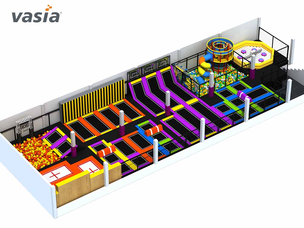 aire de jeux trampoline W0002