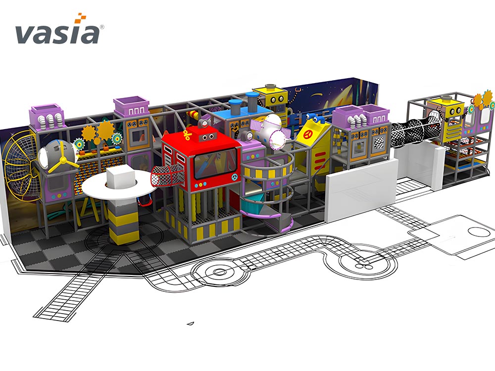 aire de jeux int&eacute;rieure z0019