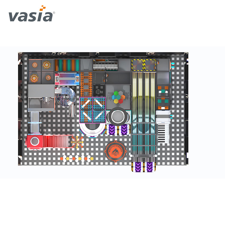 Thème de l'espace de jeu intérieur commercial-Vasia