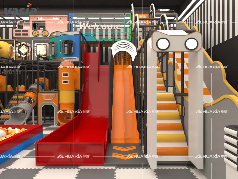 Aire de jeux int&eacute;rieure pour enfants S0166