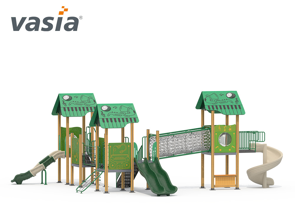 aire de jeux ext&eacute;rieure en plastique W0012