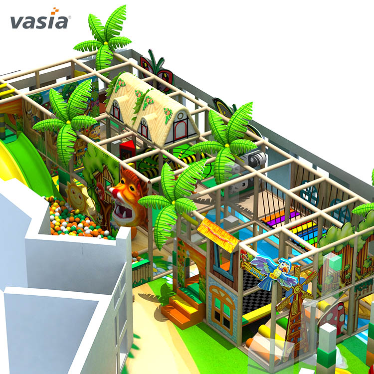 Nouveau design Jungle thème aire de jeux intérieure enfants parc de jeux 