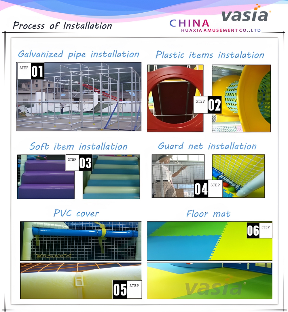 Aire de jeux pour trampolines S0388