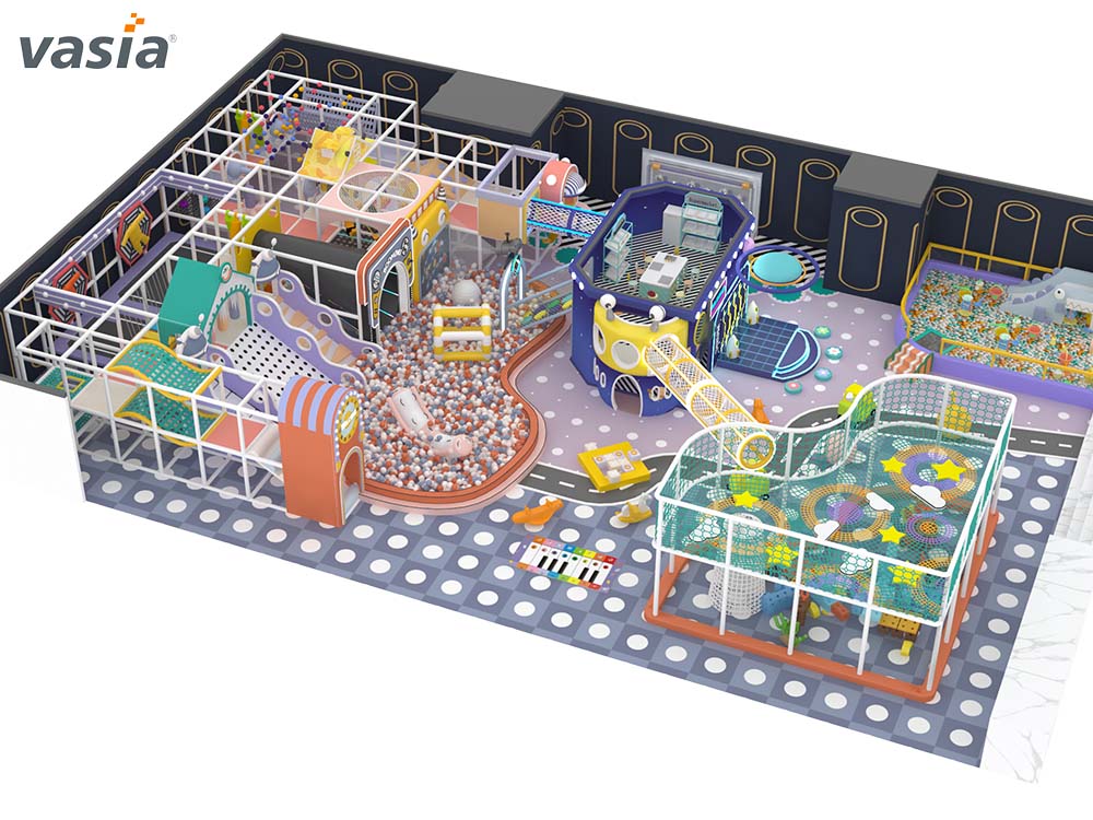 Aire de jeux s&eacute;rie macaron z0002