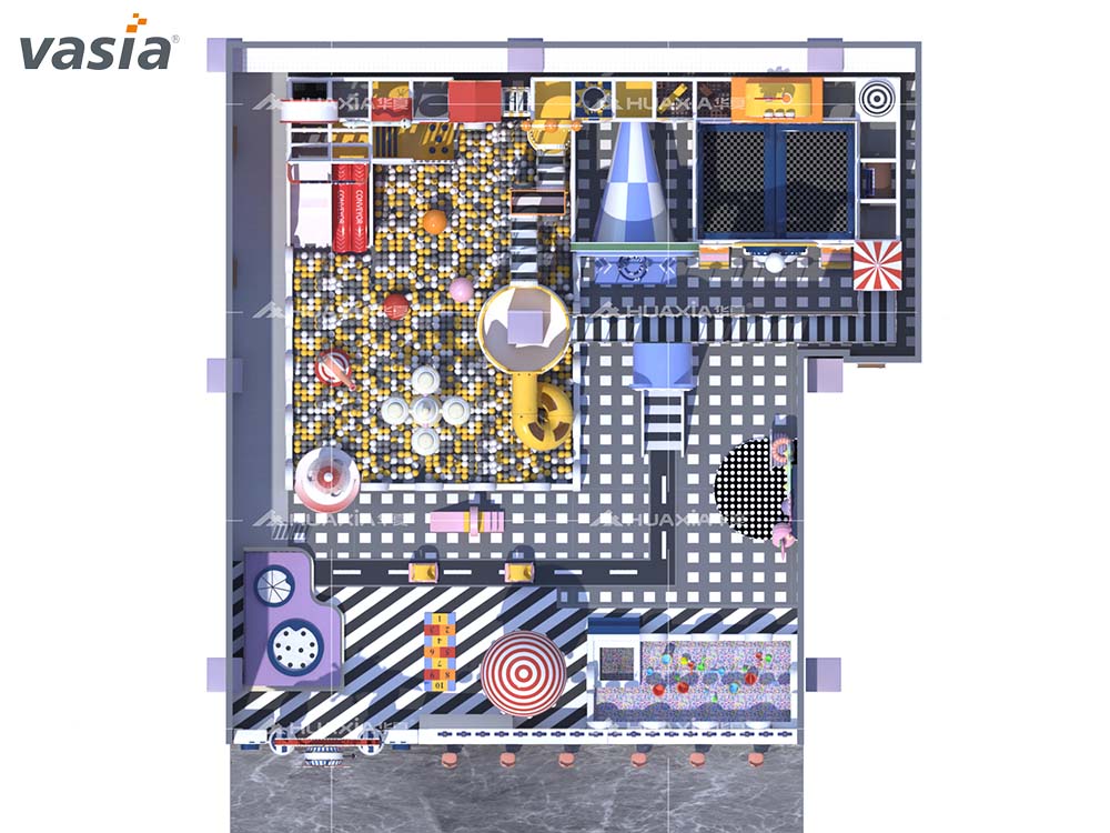 aire de jeux int&eacute;rieure S131