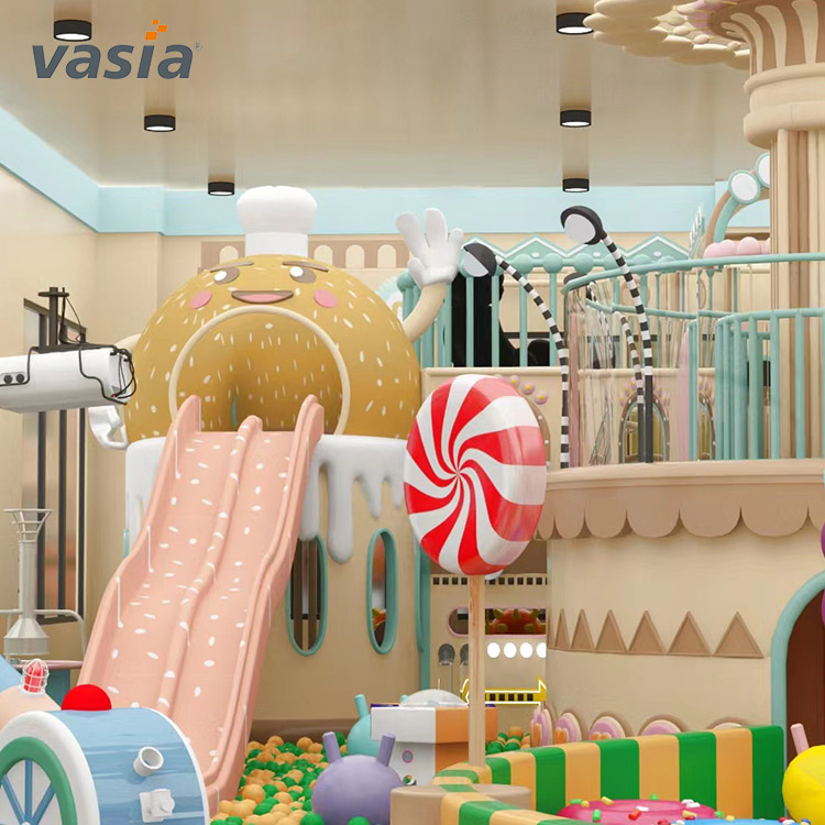  Équipement de terrain de jeu intérieur commercial pour enfants-Vasia