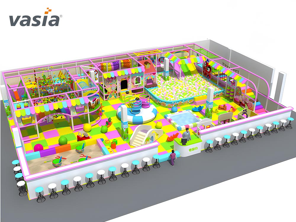 aire de jeux int&eacute;rieure pour bonbons W0040