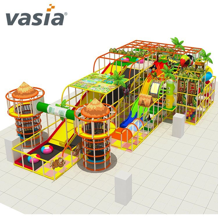 Aire de jeux commerciale pour enfants dans la jungle pour l'intérieur -vasia