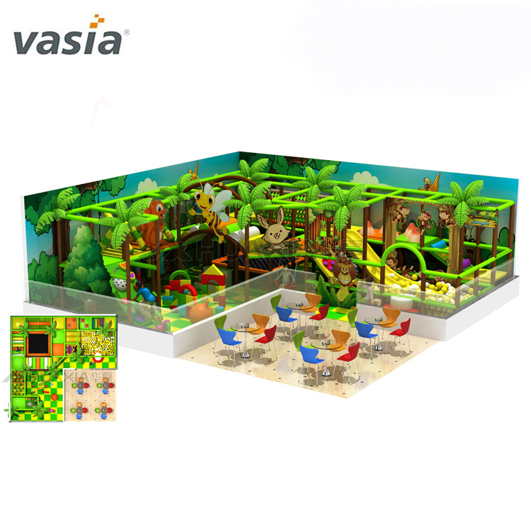 Nouveau style de terrain de jeu intérieur Thème Jungle-Vasia