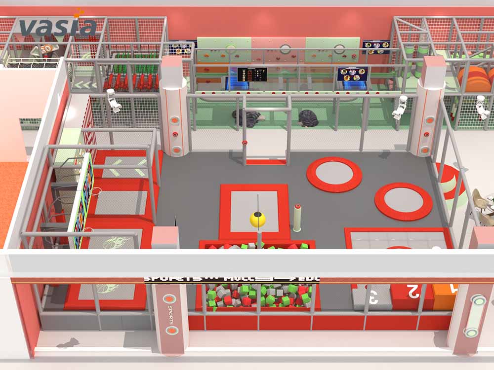 Parc &agrave; trampolines S0418