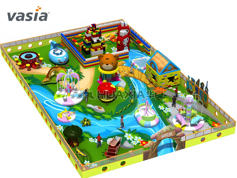 parc int&eacute;rieur de bonbons W0013