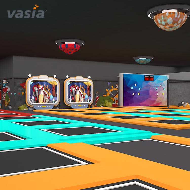 Trampoline Park Bounce Jumping Fitness-Vasia