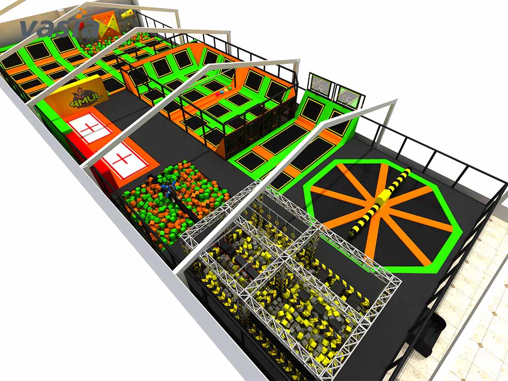 Terrain de jeu pour trampoline S0426