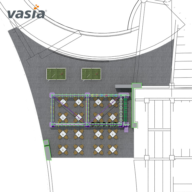 Vente chaude parcours de cordes Adventure Factory-Vasia