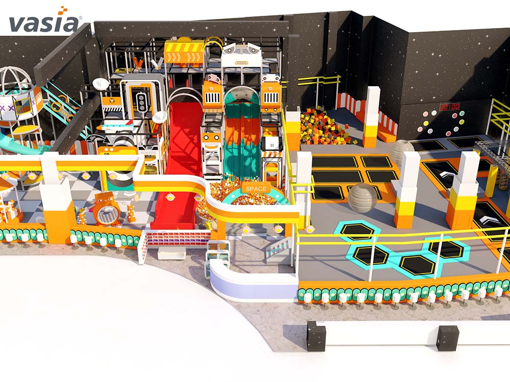 Parc de trampolines int&eacute;rieur S005