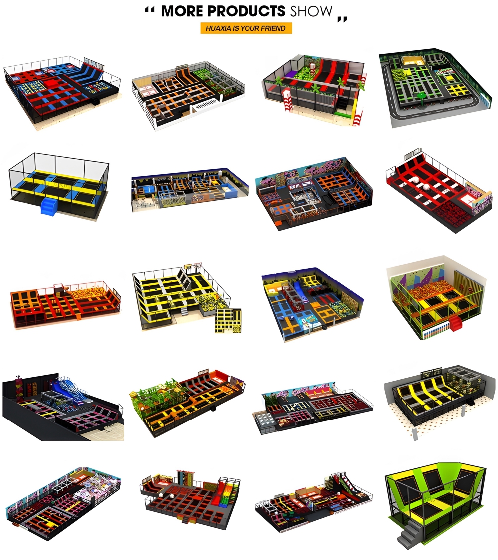 Aire de jeux pour trampolines S0386