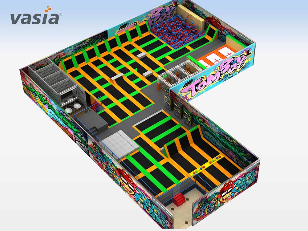 parc &agrave; trampolines G0002