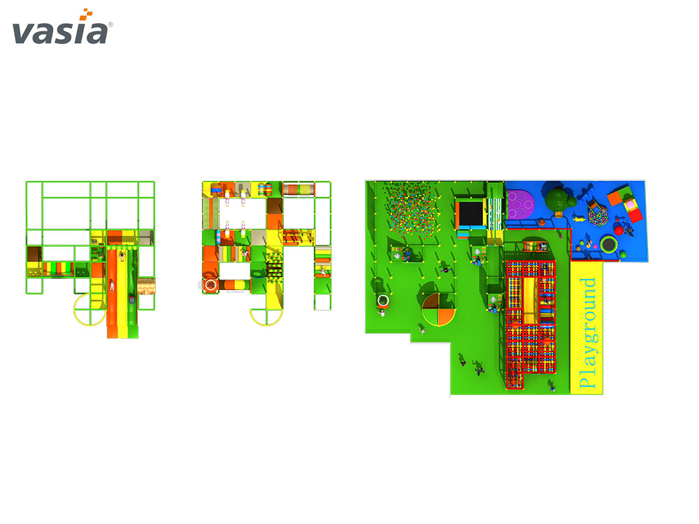 Aire de jeux int&eacute;rieure S093