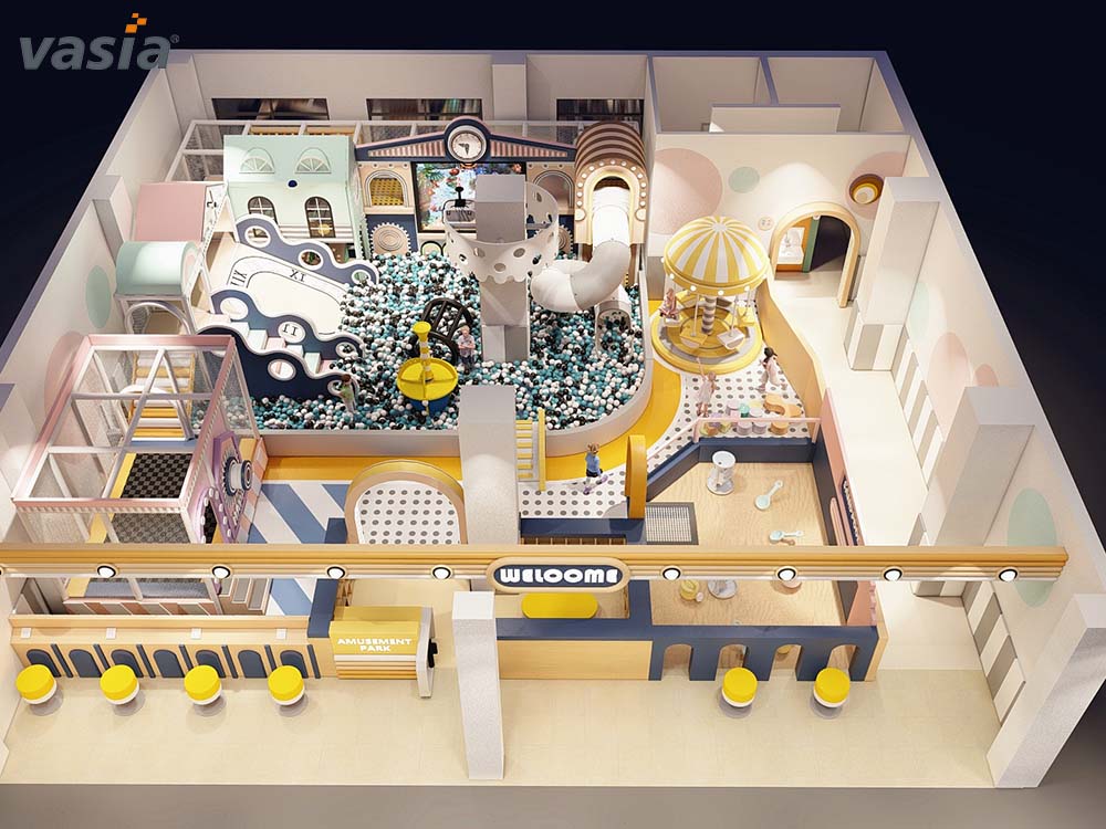 Aire de jeux int&eacute;rieure S146