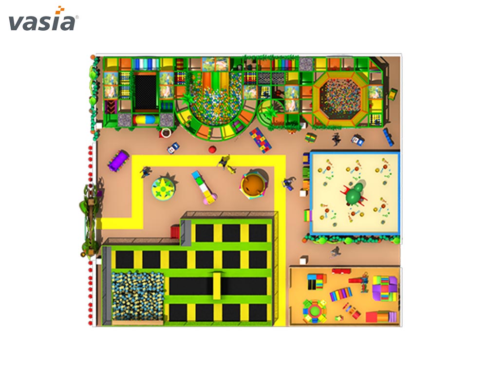 Aire de jeux int&eacute;rieure S096