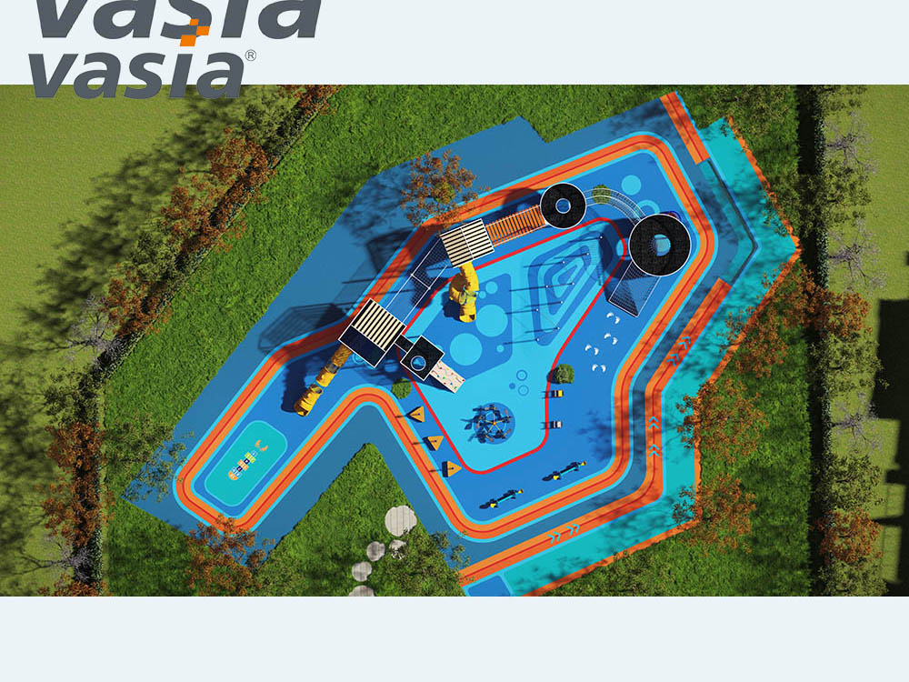 toboggan pour aire de jeux W0008