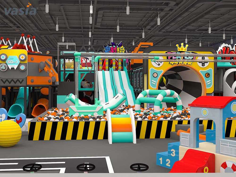 Parc d'attractions int&eacute;rieur S038