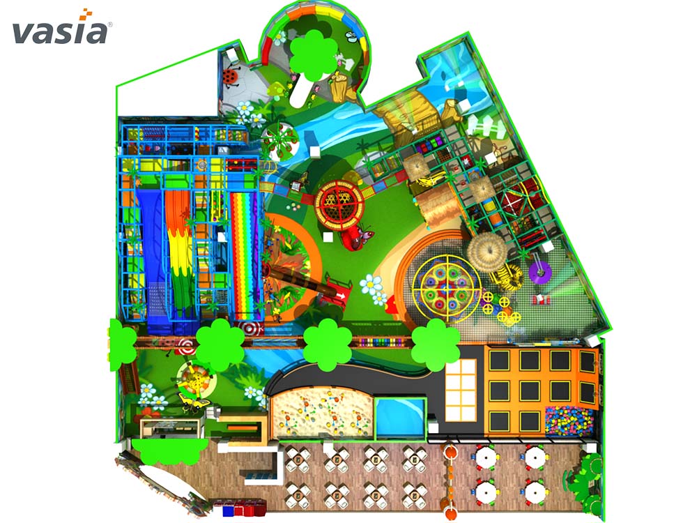 Aire de jeux int&eacute;rieure S088