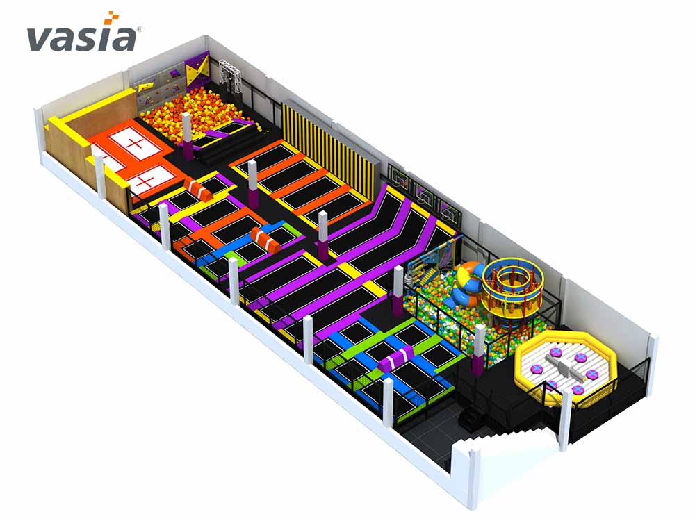 aire de jeux trampoline W0001