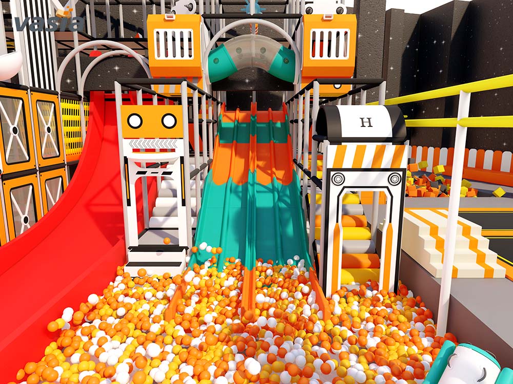 Parc de trampolines int&eacute;rieur S006