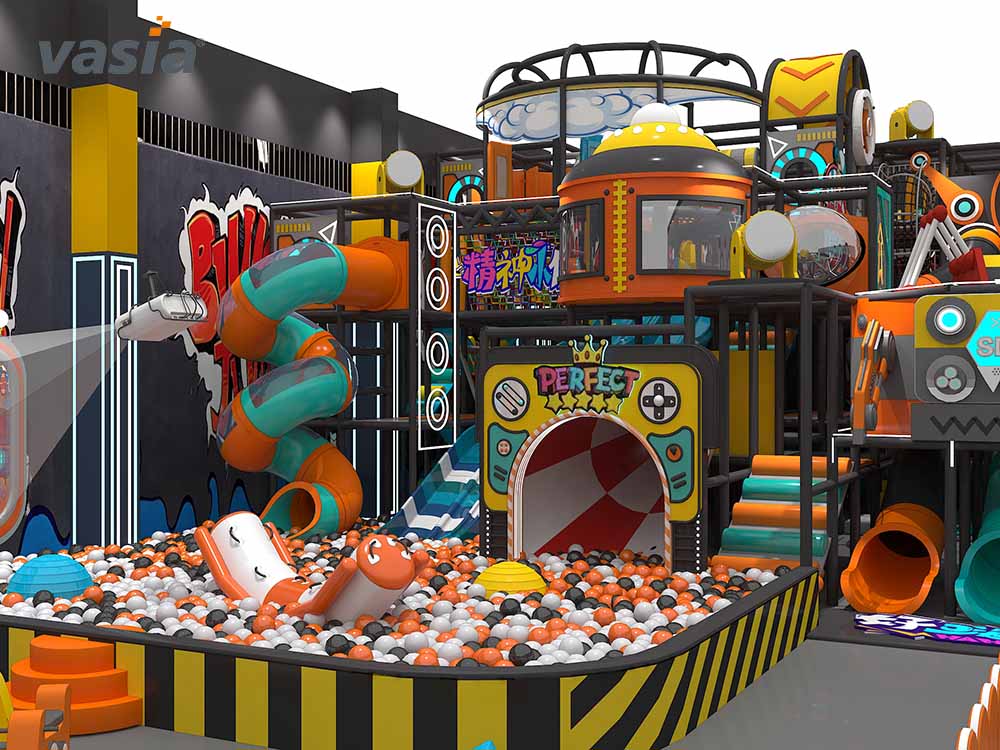 Aire de jeux pour trampolines S0384