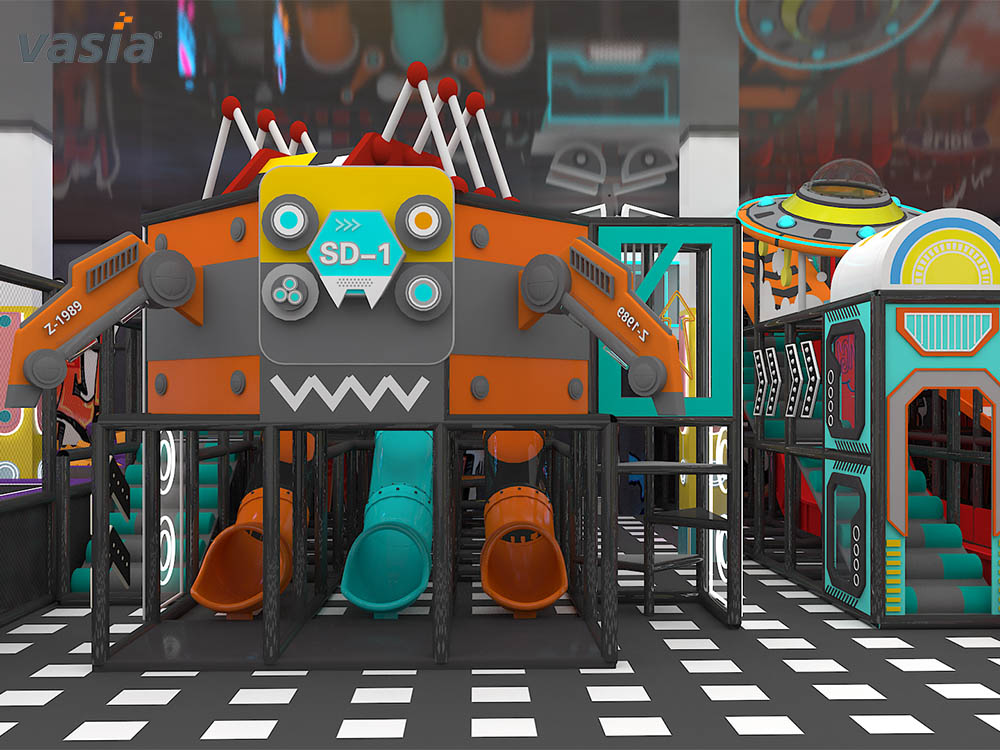 aire de jeux int&eacute;rieure z0016