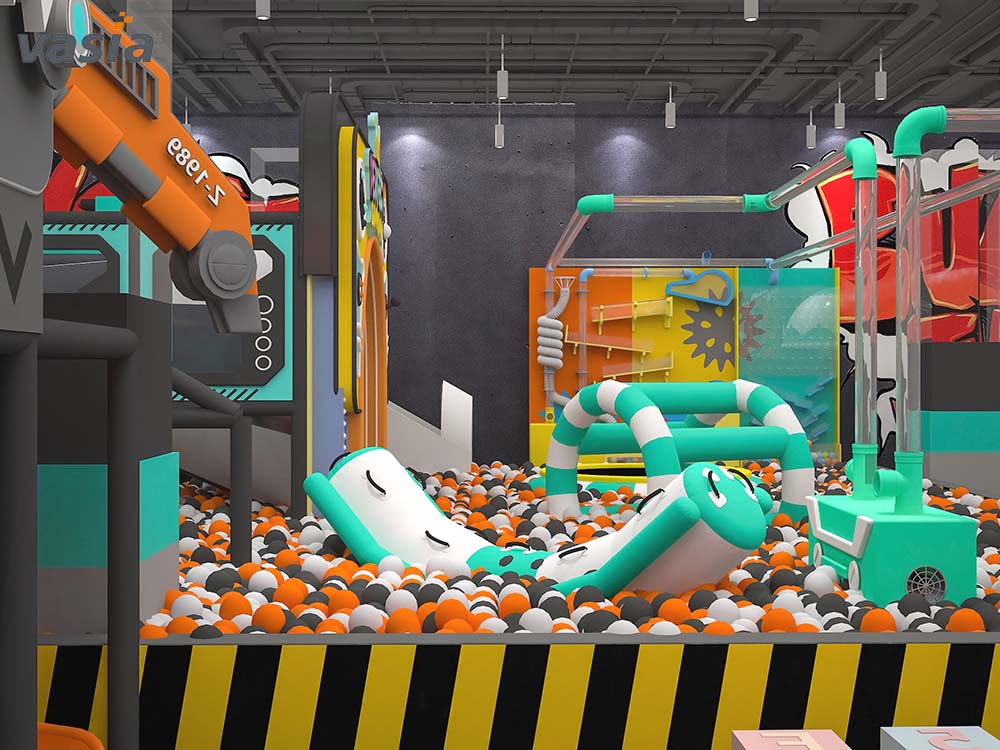 Parc d'attractions int&eacute;rieur S037